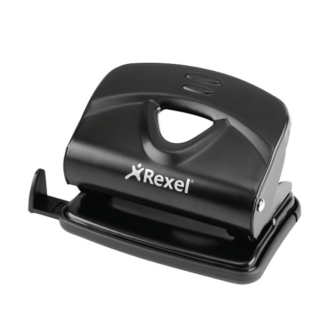 Rexel+V220+Value+Punch+2-Hole+Metal+Capacity+20x+80gsm+Black+Ref+2100763