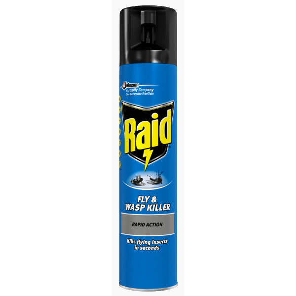 Insecticides Raid Fly & Wasp Killer Aerosol 300ml Ref 77065