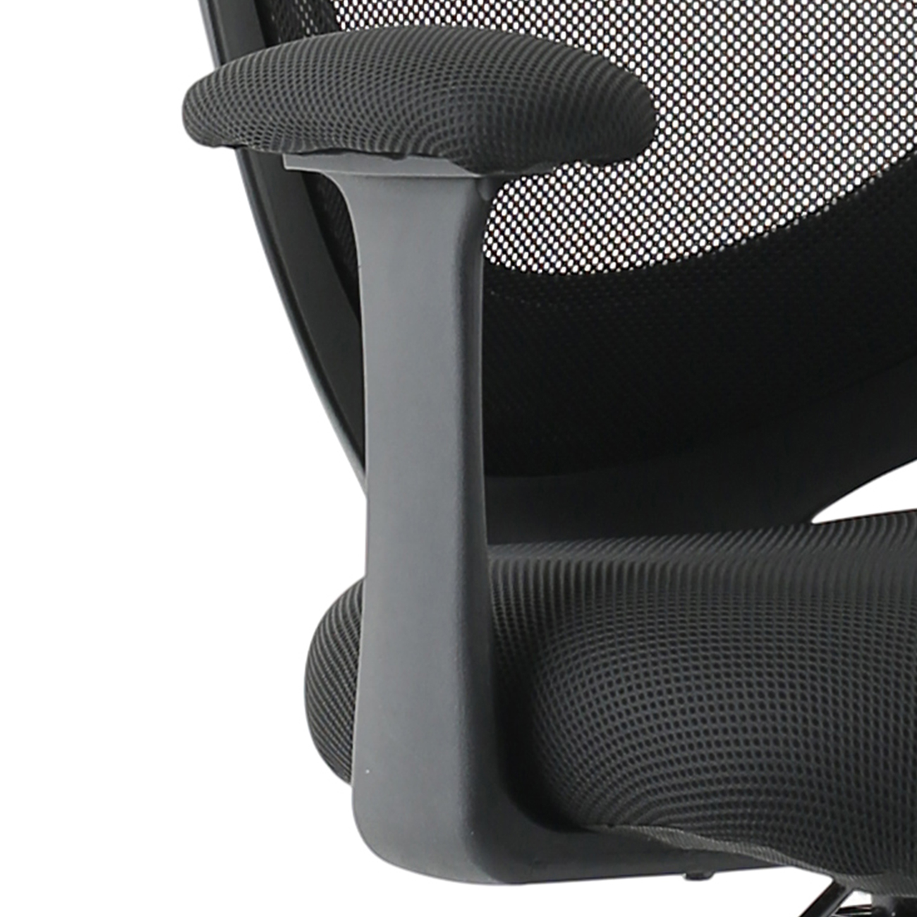 5 Star Office Gleam SoHo Mesh Operators Chair Black 470x480x410510mm
