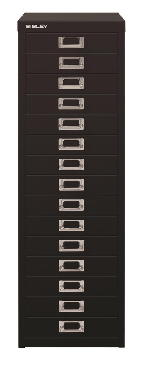 Bisley Soho Multidrawers 15 Drawer 51mm Drawer Height Black