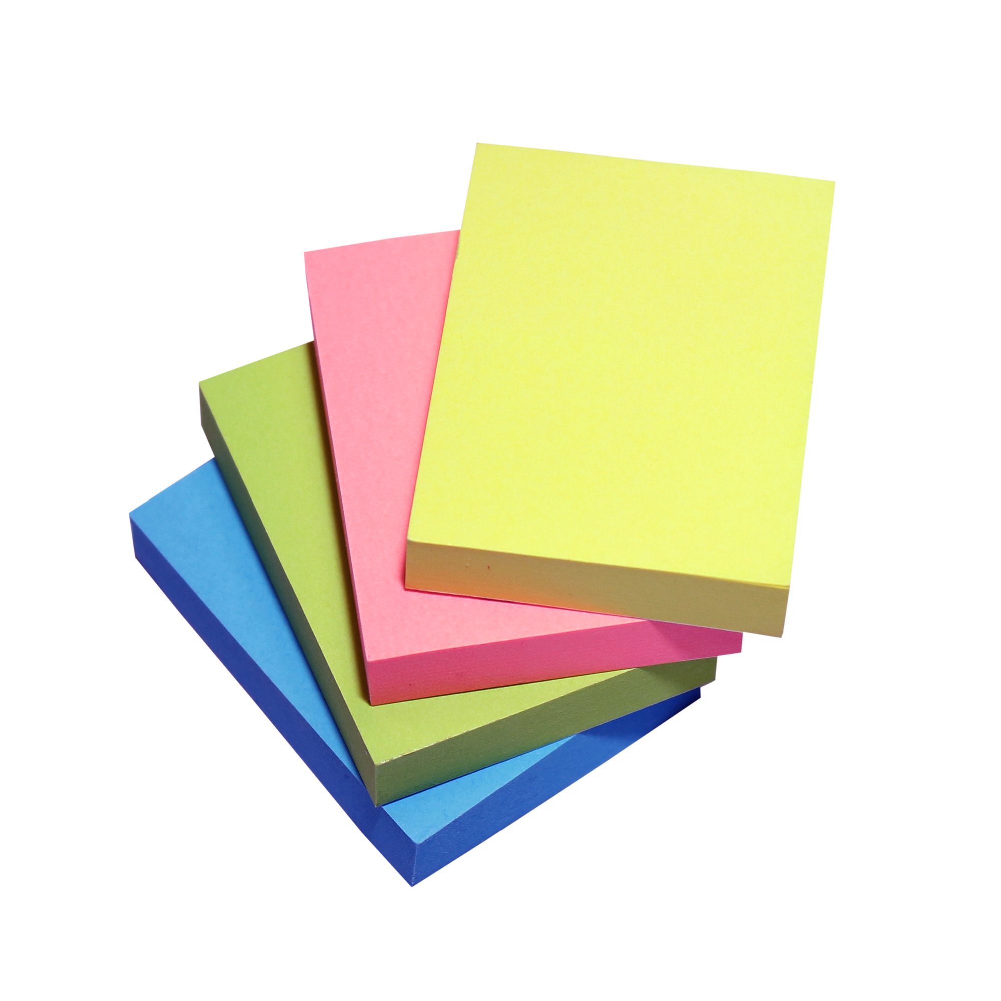 Asst Colour Post Labels Paper It 400 Sheet Sticky Note Cube