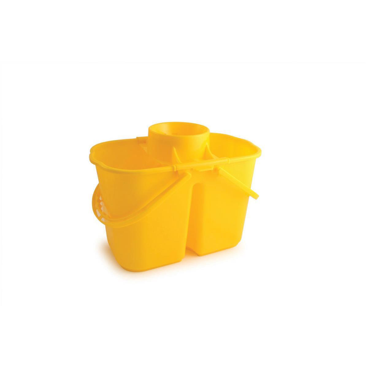 Duo Mop Bucket Colour Coded 7 and 8 Litre Sections Total 15 Litre