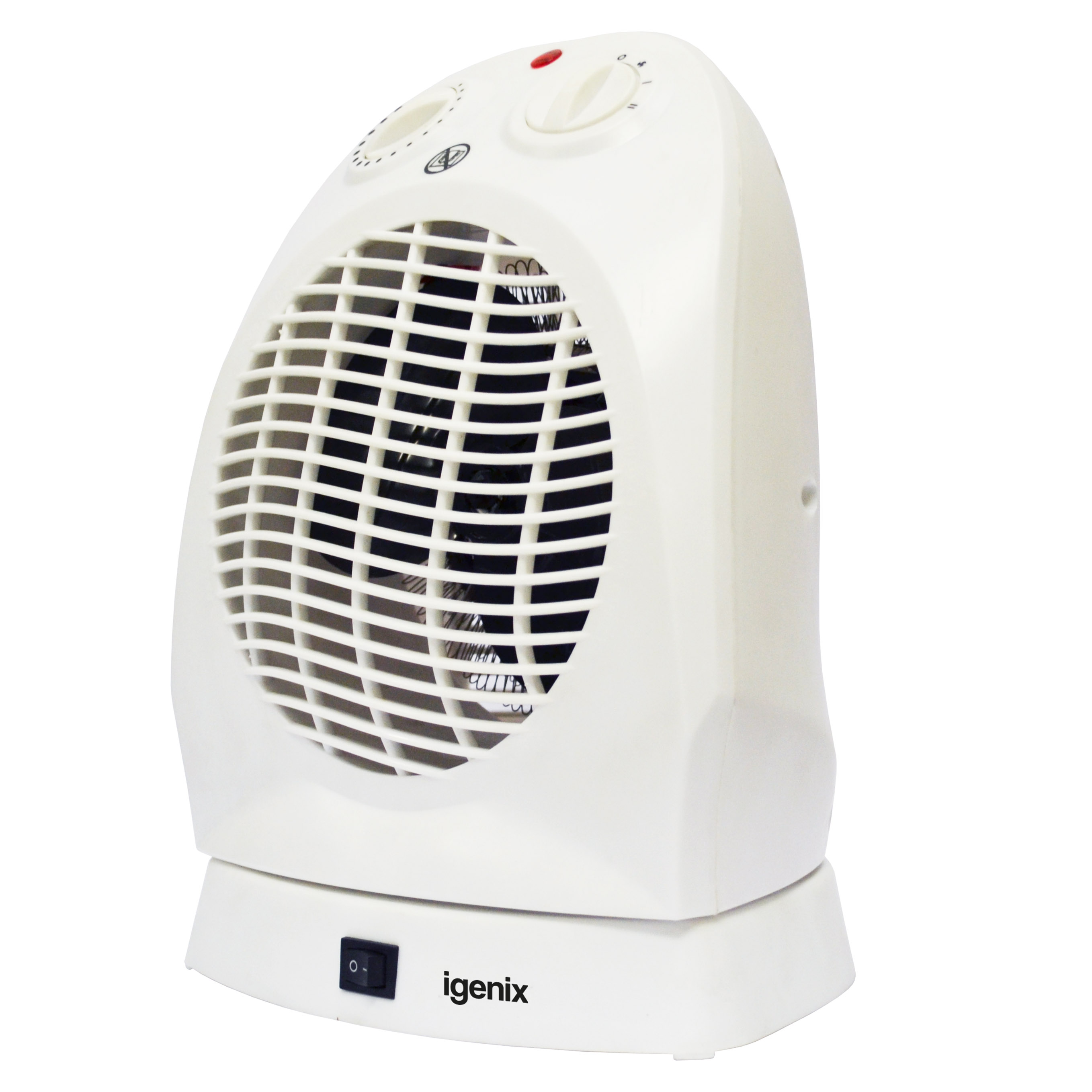 Igenix 2Kw Upright Fan Heater Whiite Ref Ig9020 918729 spicers