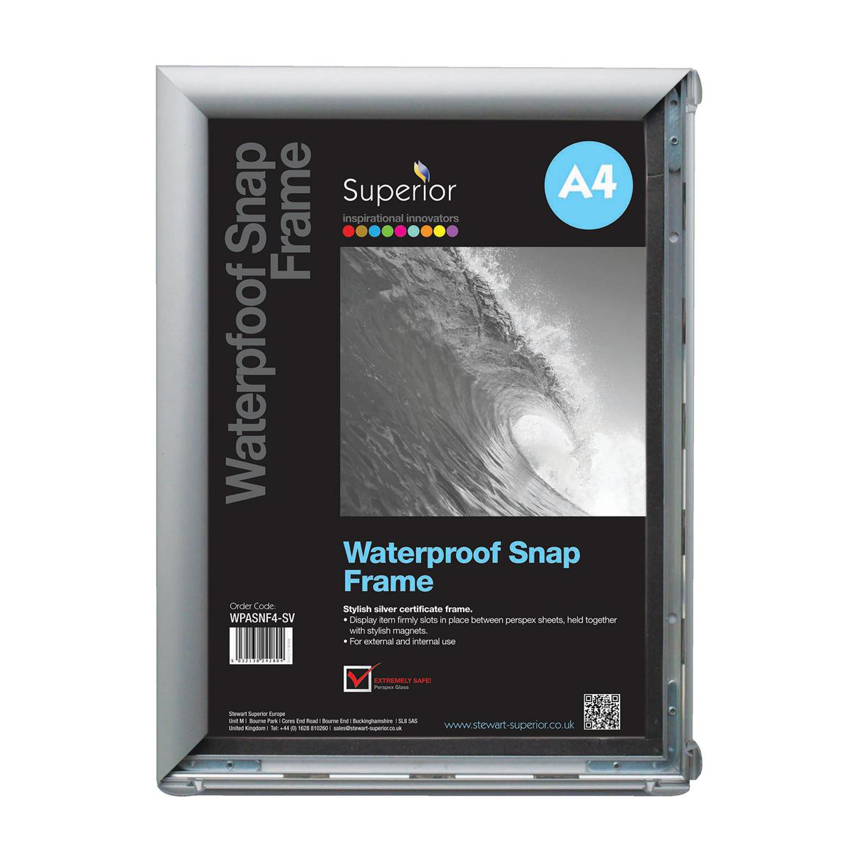 Waterproof Snap Frame PVC Antiglare Cover Includes Screw Kit Rubber