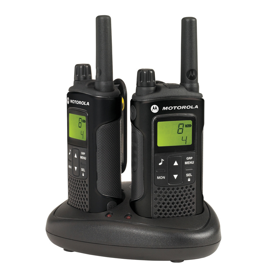 Motorola 2 Radios Twoway Batteries Transformer and Charger 8 Channels