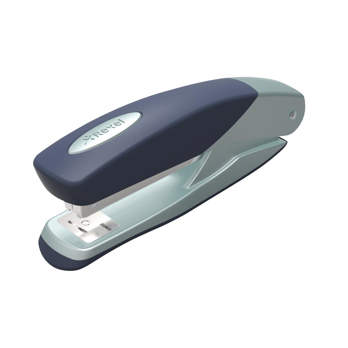 Rexel Stapler Torador Full Strip Metal Rubber Base And Cap Staples 25