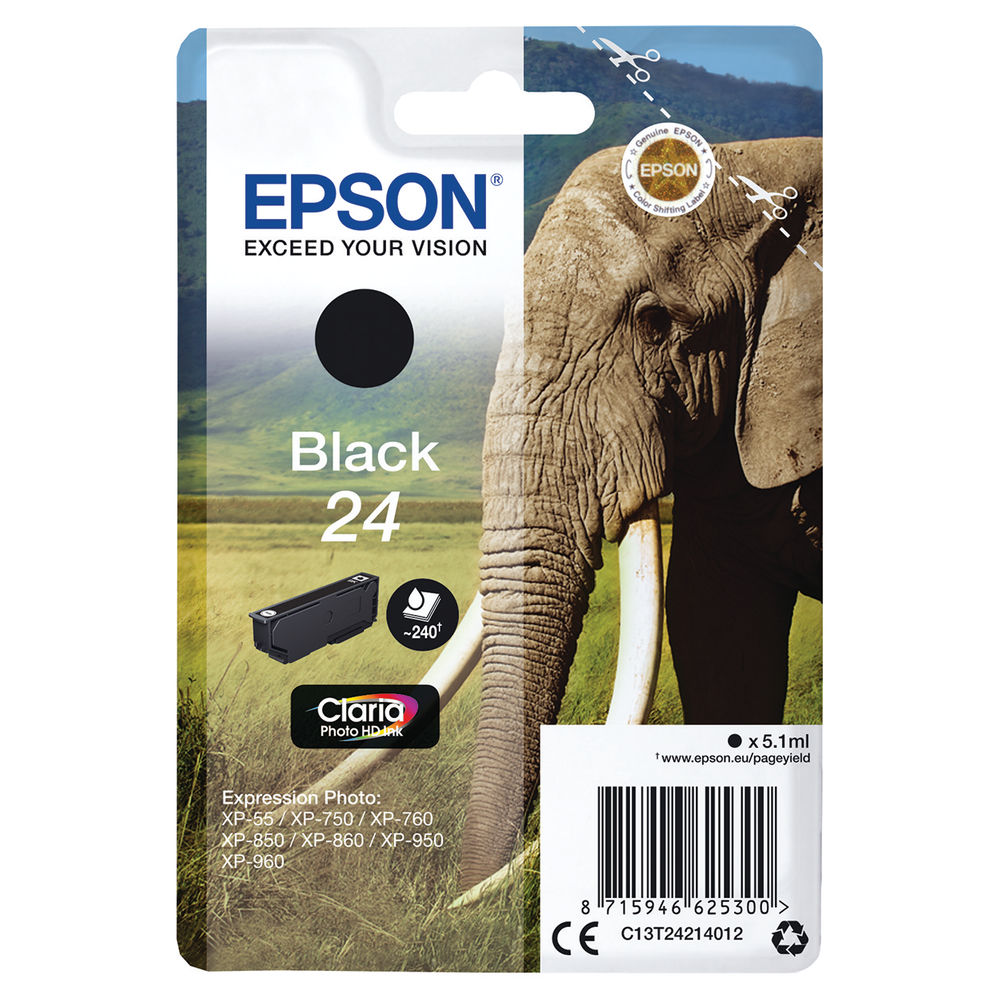 Epson 24 Photo Black Ink Cartridge