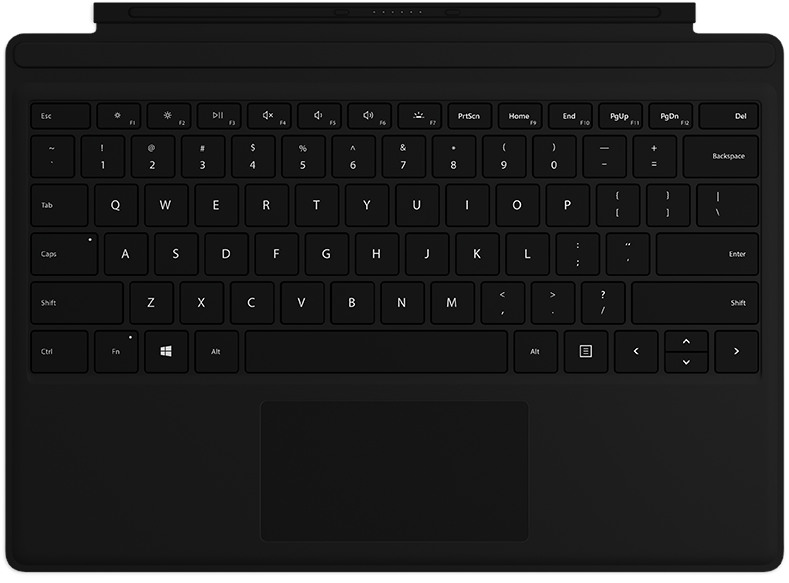 Microsoft Surface Pro Signature Type Cover with Fingerprint ID and