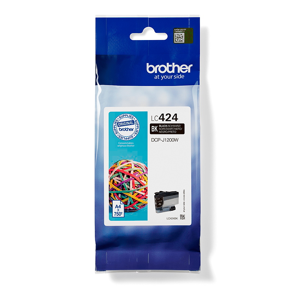 Original Brother LC424BK Black Ink Cartridge