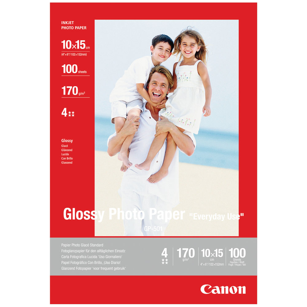 Canon GP-501 Glossy Photo Paper (4x6) 100sh