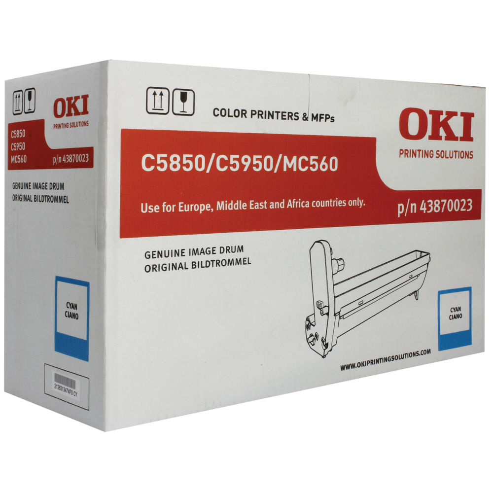 Oki 43870023 Cyan Drum Unit TonerGiant
