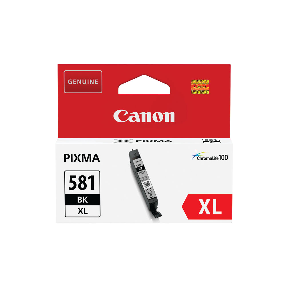 Canon CLI-581BKXL High Capacity Black Ink Cartridge