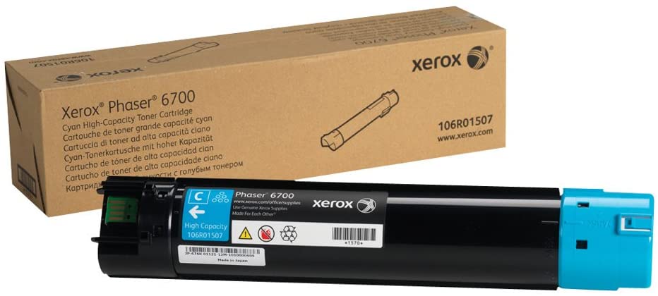 Xerox 106R01507 High Capacity Cyan Toner Cartridge