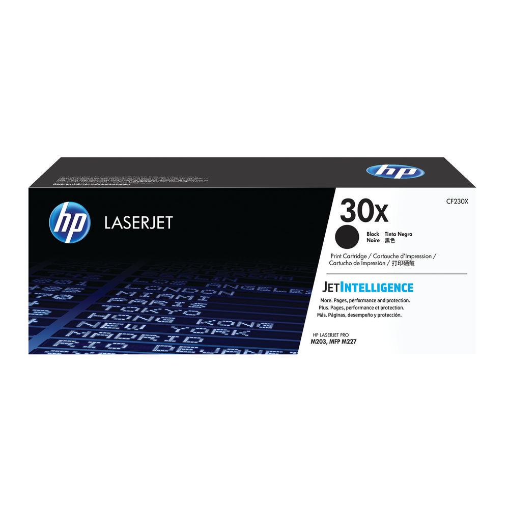 HP 30X High Capacity Black Toner Cartridge