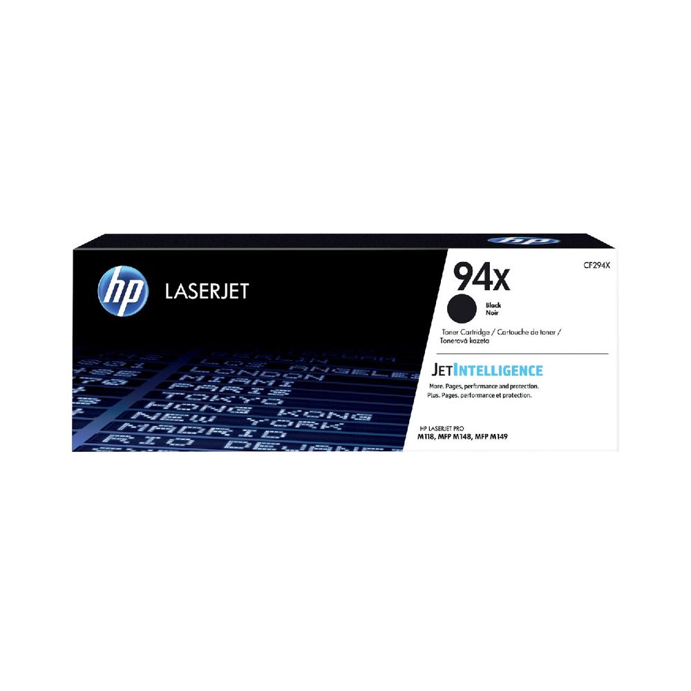 HP 94X High Capacity Black Toner Cartridge (CF294X)