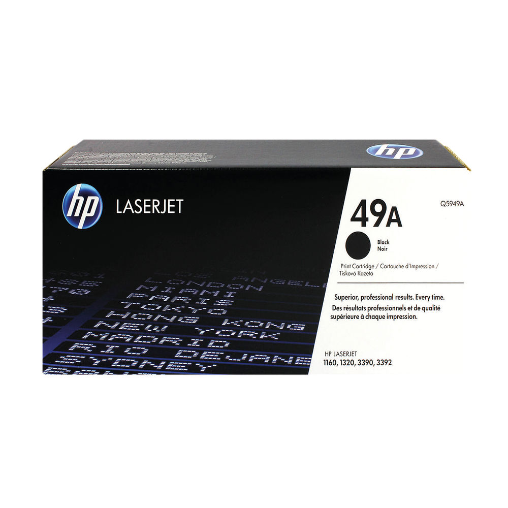 HP 49A Black Toner Cartridge (Q5949A)