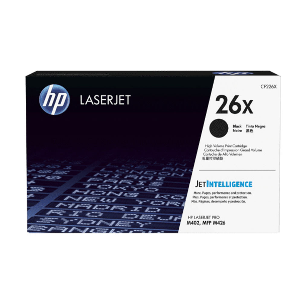 HP 26X Black Toner Cartridge (CF226X) 