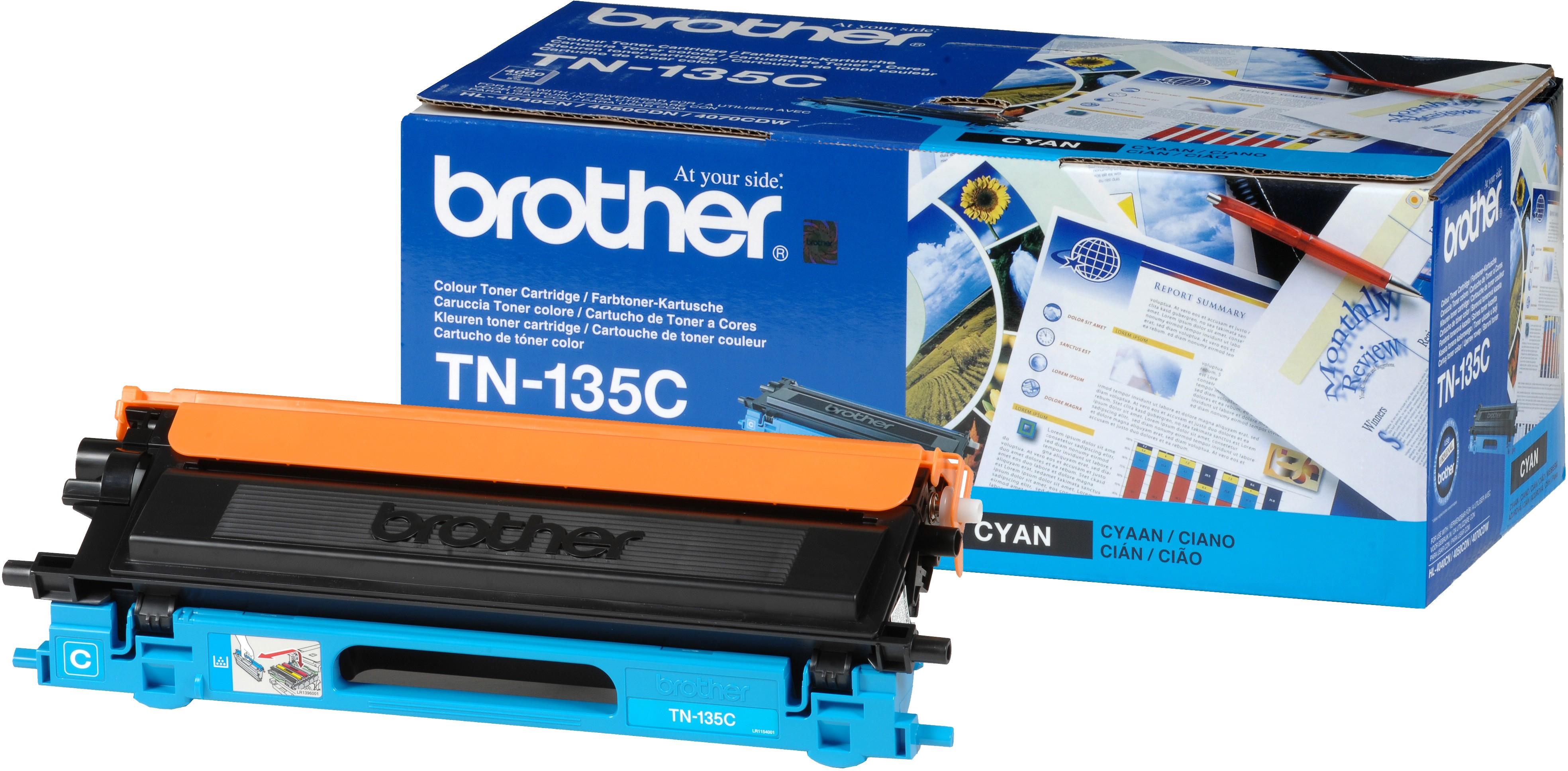 Brother TN-135C Cyan Toner Cartridge