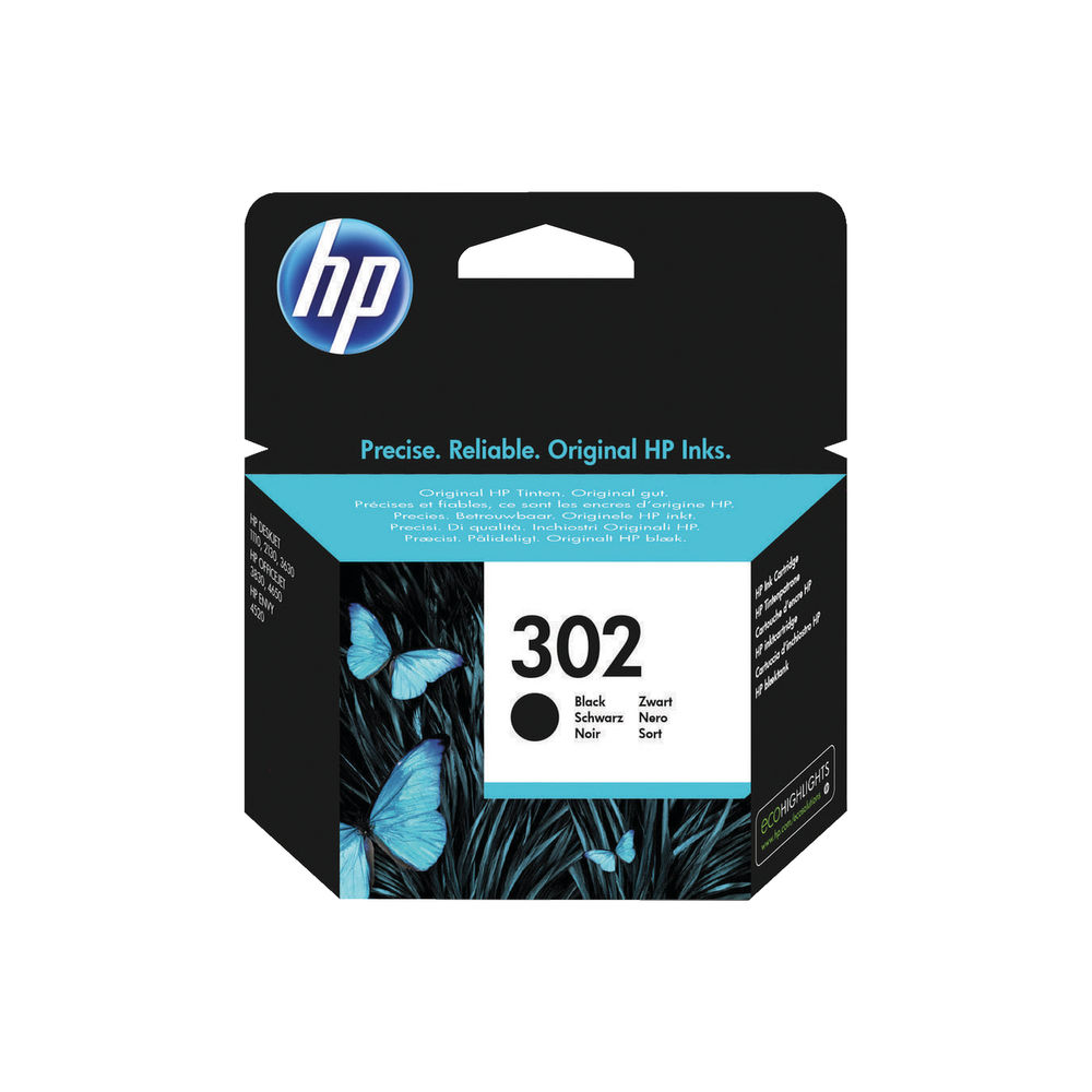 HP 302 Black Ink Cartridge 