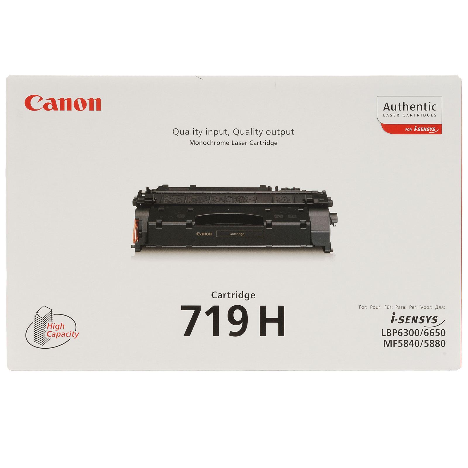 Canon 719H High Capacity Toner Cartridge