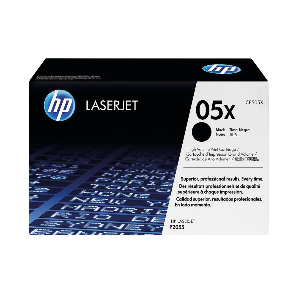 HP 05X Black Toner Cartridge (CE505X)