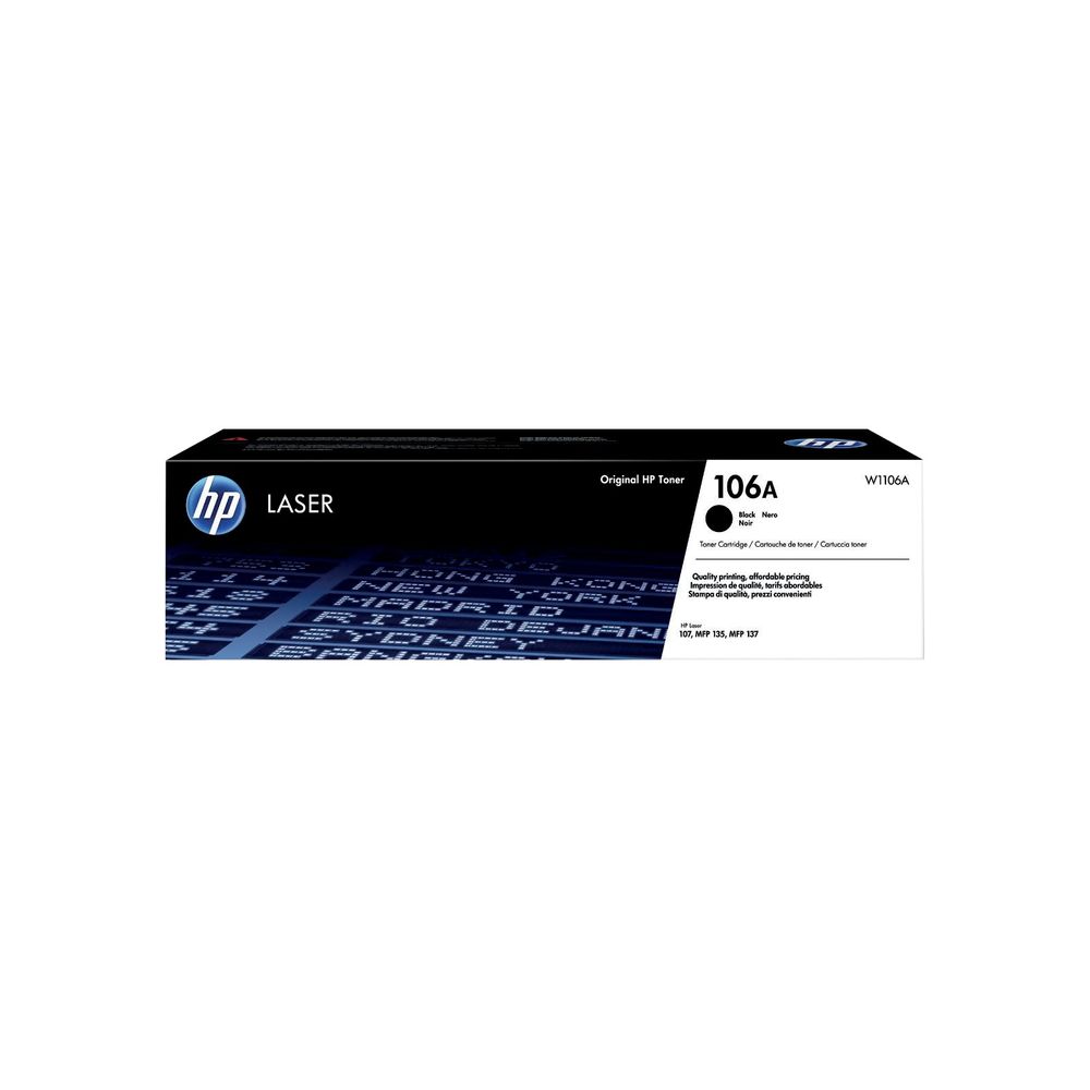 HP 106A Black Toner Cartridge (W1106A)