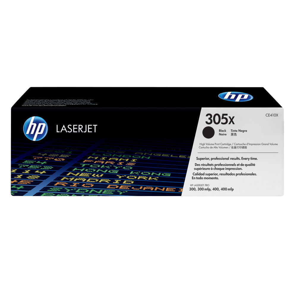 HP 305X Black Toner Cartridge (CE410X) 