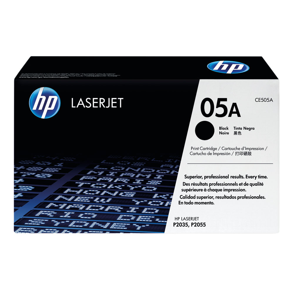 HP 05A Black Toner Cartridge (CE505A) 