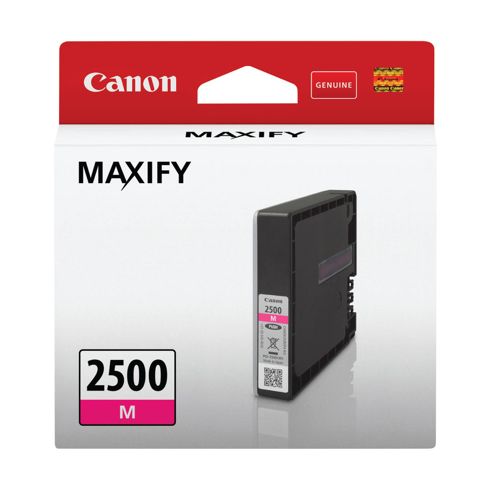 Canon PGI2500 Ink Cartridge Multipack B/C/M/Y Quality Printer Ink at