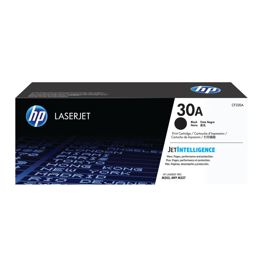 HP 30A Black Toner Cartridge (CF230A) 