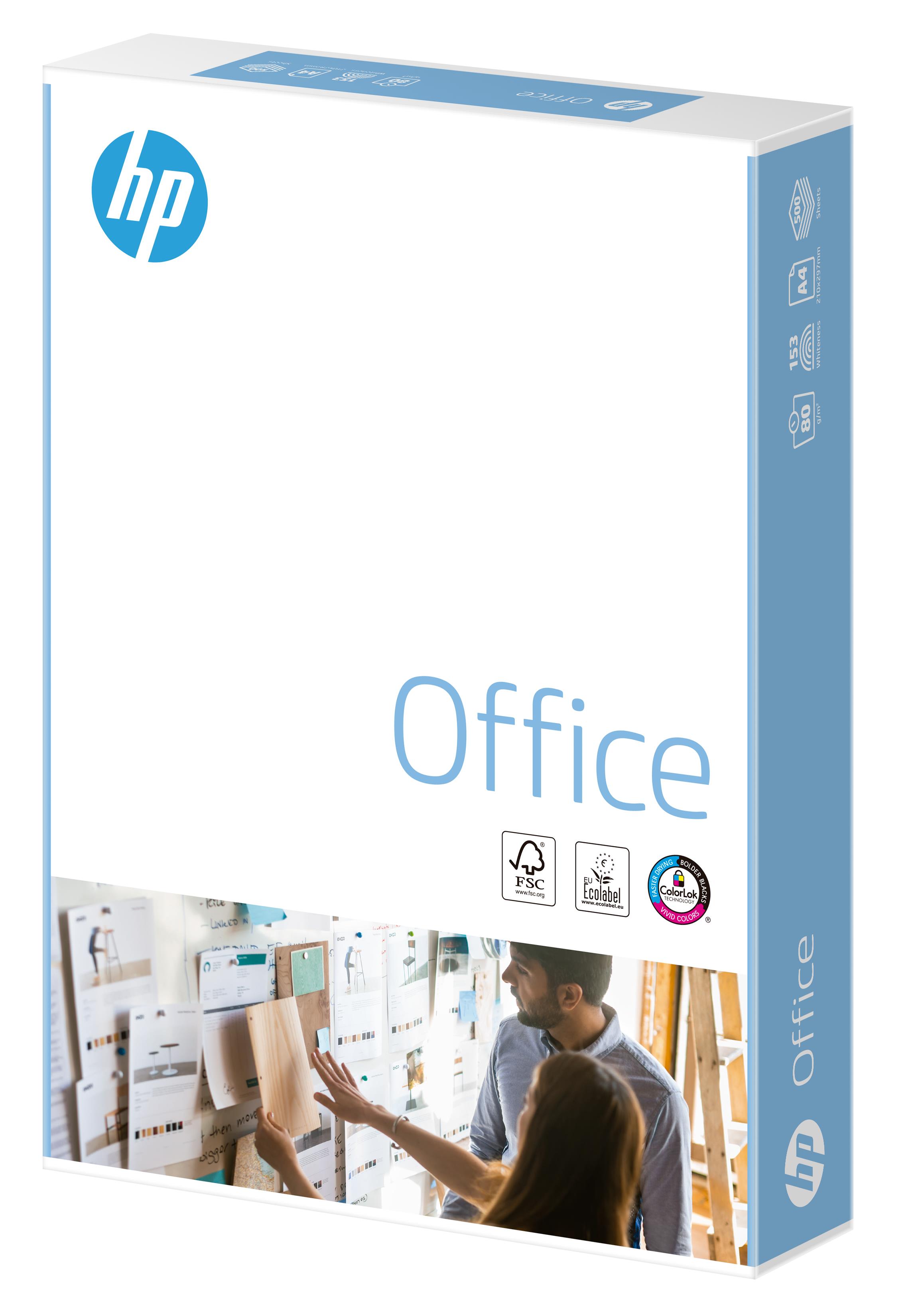 HP A4 Office Paper White 80gsm (500sh) TonerGiant