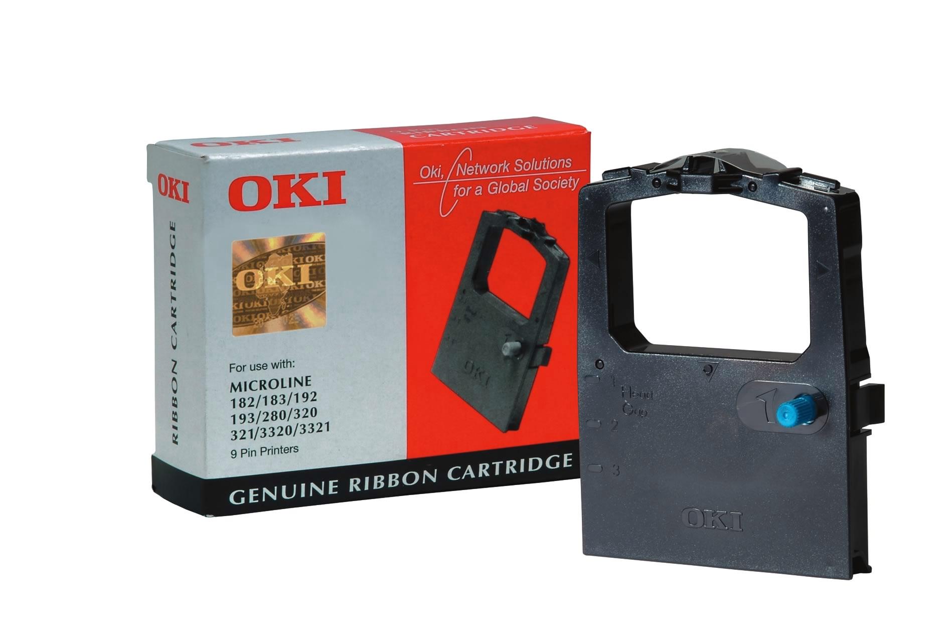 Original Oki 09002303 Black Ribbon
