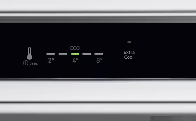 Touchdisplay för exakt temperaturinställning