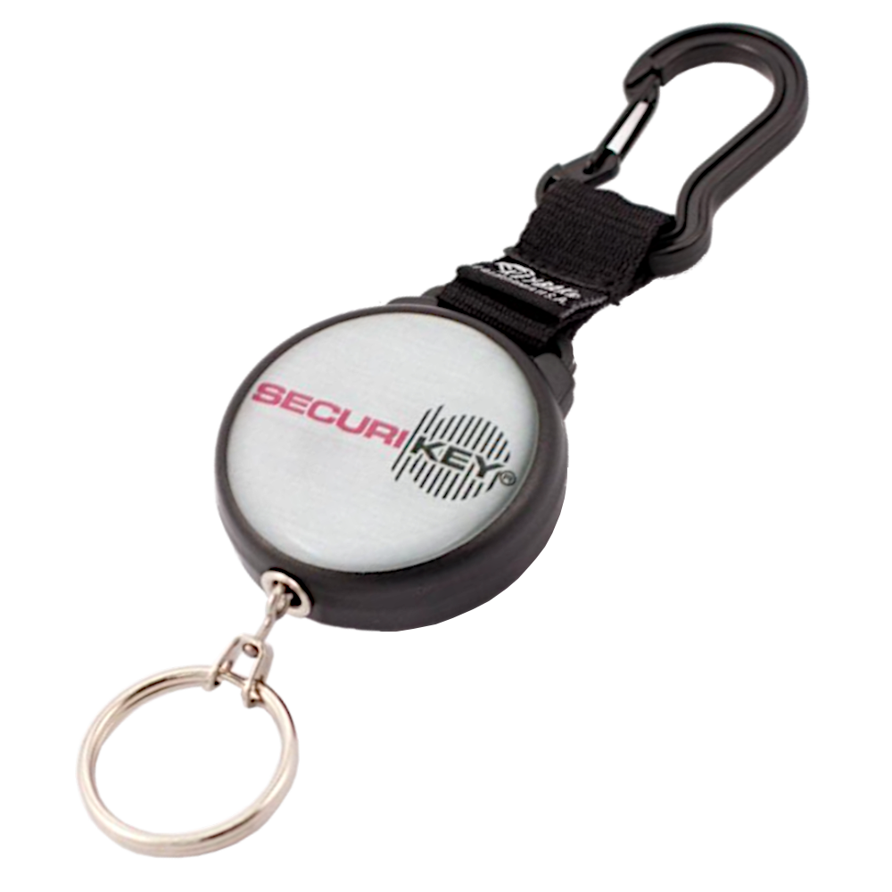 SECURIKEY Secur-It Retractor Key Chain With Karabiner Fixing