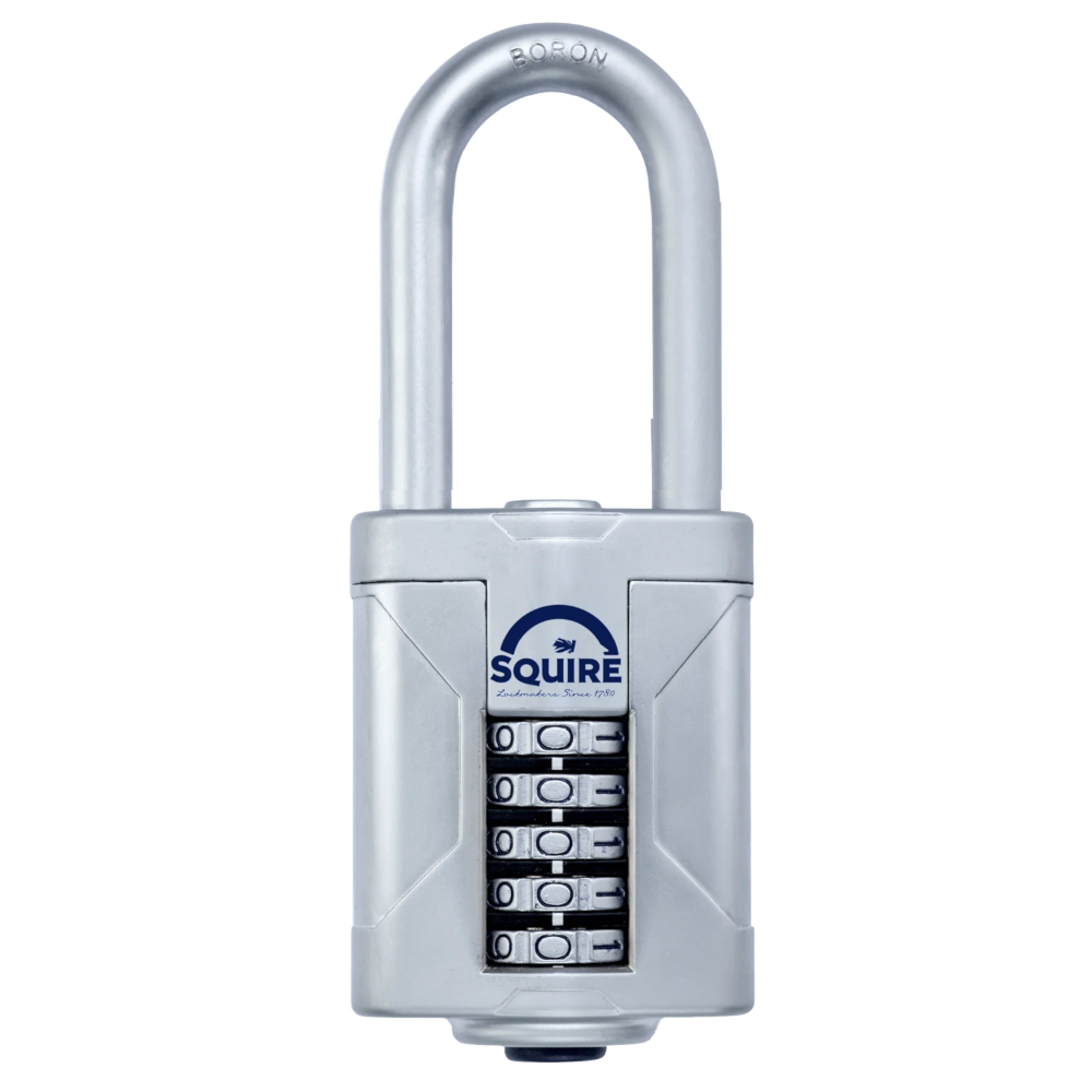 SQUIRE Vulcan Long Boron Shackle Combination Padlock