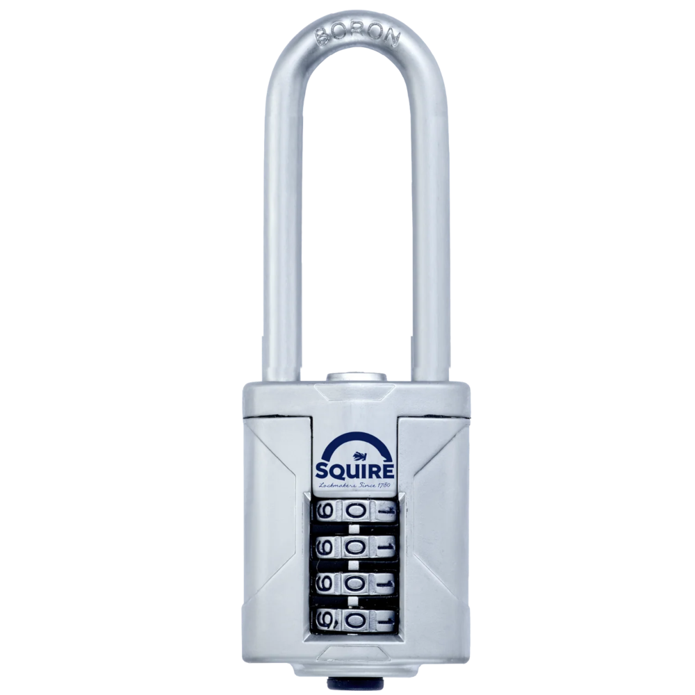 SQUIRE Vulcan Long Boron Shackle Combination Padlock