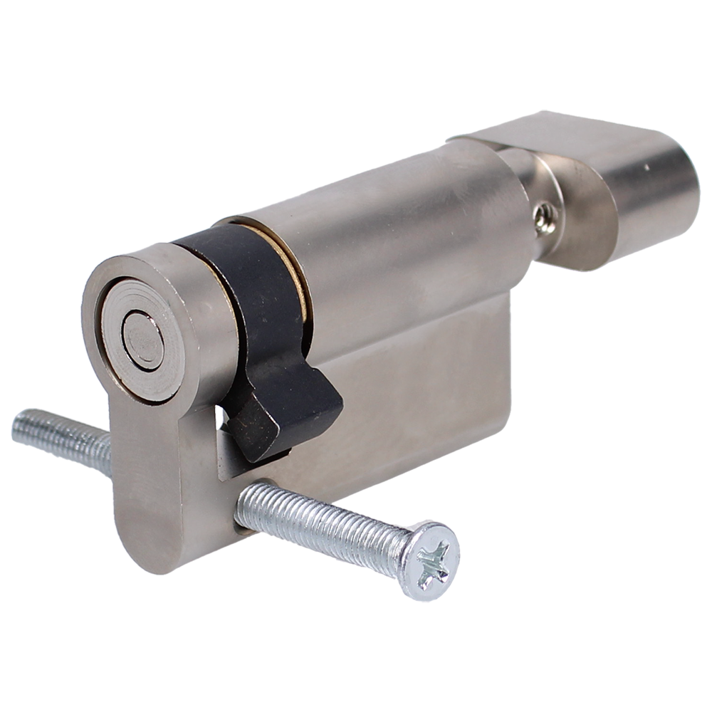 ASEC VITAL Blind Thumbturn Half Euro Dual Finish Cylinder With Adjustable Cam - 45mm (35/10)