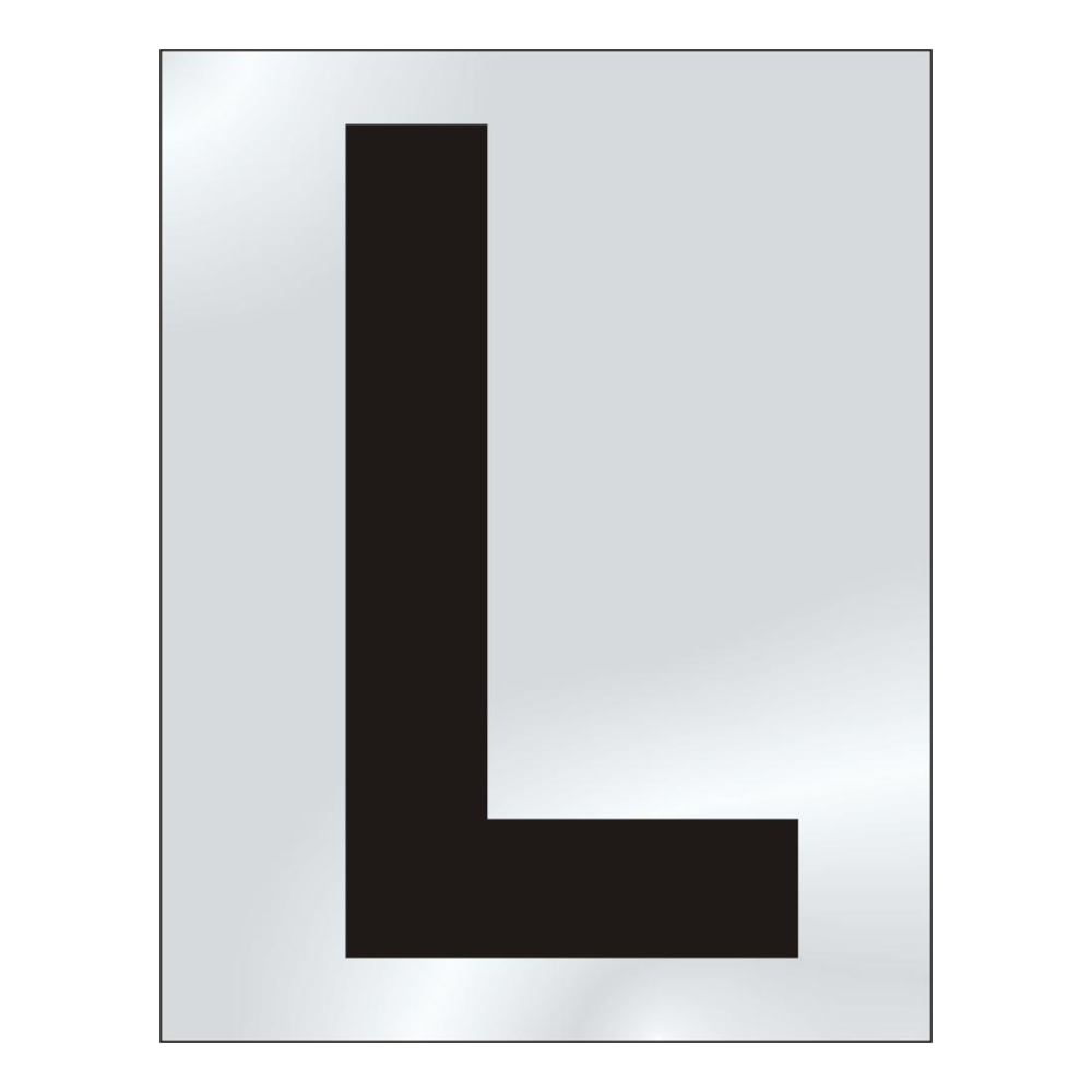 75mm %27L%27 Text CP Visi 75mm %27L%27 Text CP Visi