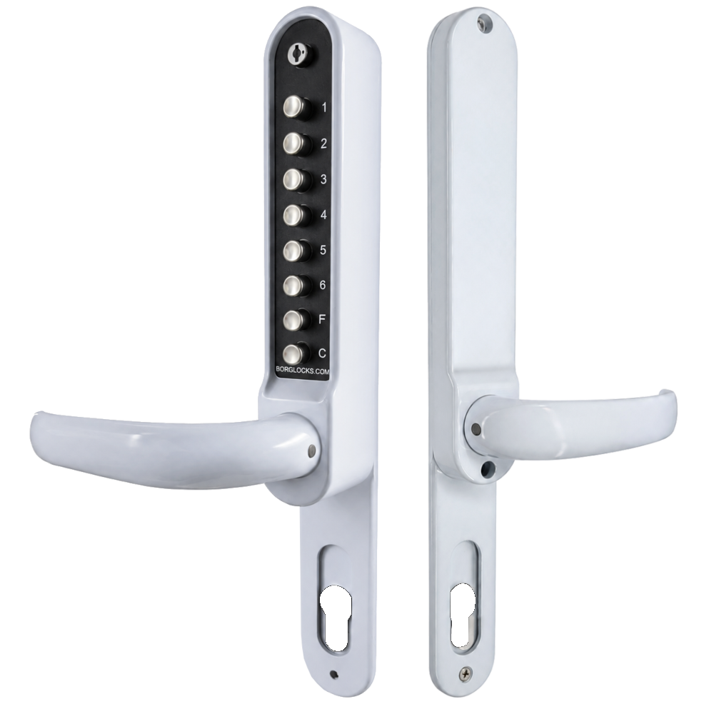 BORG LOCKS BL6100 ECP Easicode Pro Narrow Stile Digital Combination To Suit Multipoint Locks - White