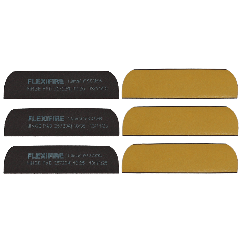 FIRESTOP Self-Adhesive Intumescent Hinge Pads (Pack of 6)