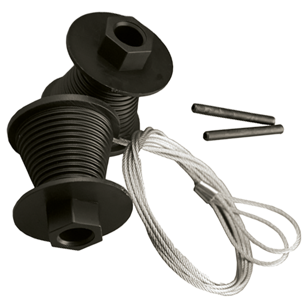 CARDALE CD45 Cones & Cables Pair Black 1360mm - Black