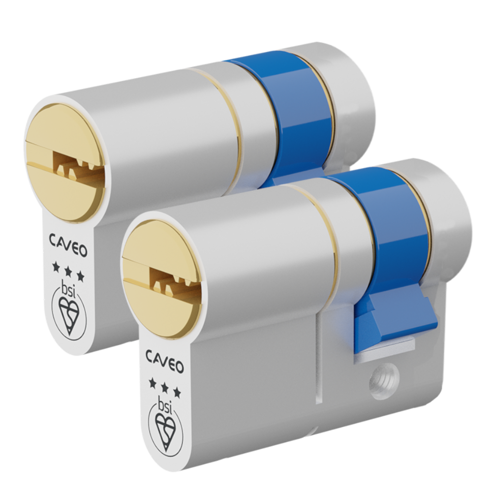 CAVEO TS007 3* Half Euro Dimple Cylinder Keyed Alike - 40mm (30/10) 3 Keys