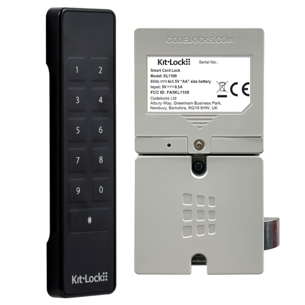 CODELOCKS KitLockFlex KL1100 KeyPad Locker Lock With Powered Latch