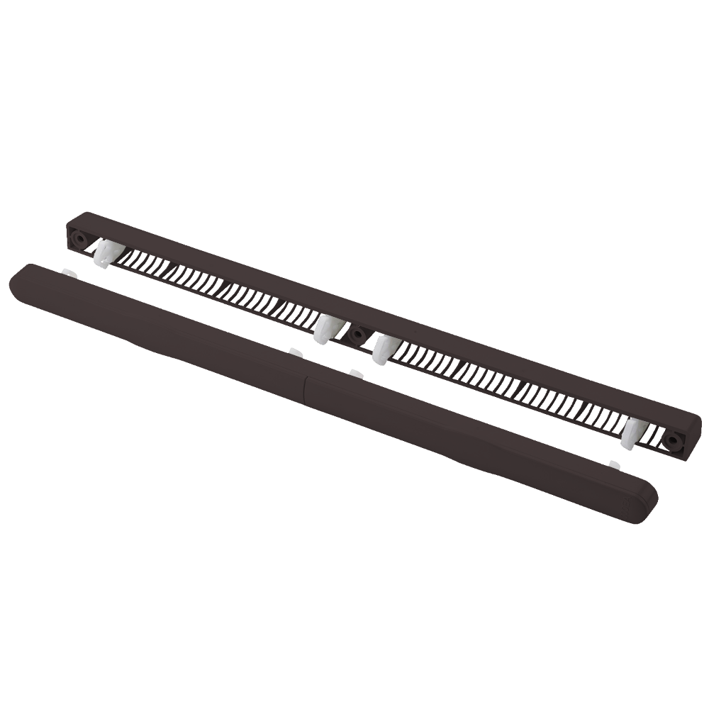 ERA Retro Fit Trickle Vent Internal & External Set 4000 - Brown