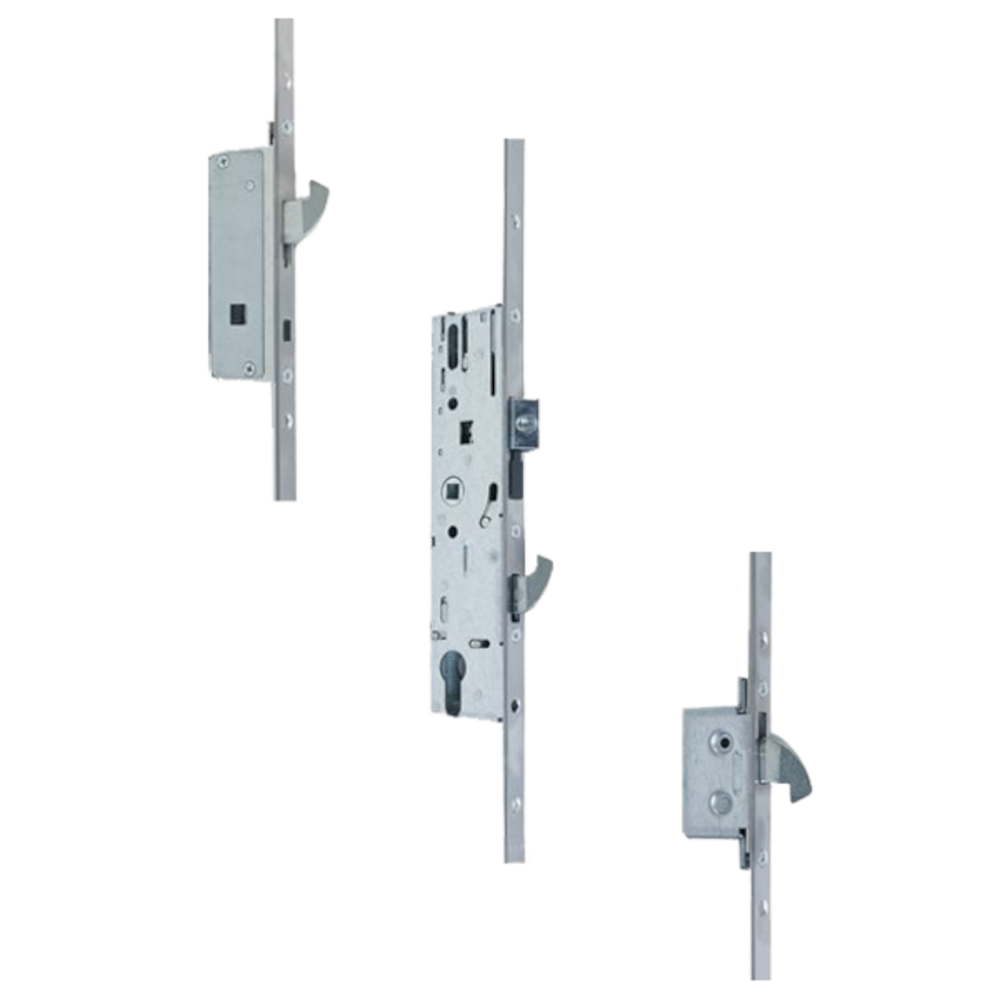 YALE AutoSecure Lever Operated Latch & Hookbolt Split Spindle - 2 Hook 20mm YALE AutoSecure Lever Operated Latch & Hookbolt Split Spindle - 2 Hook 20mm