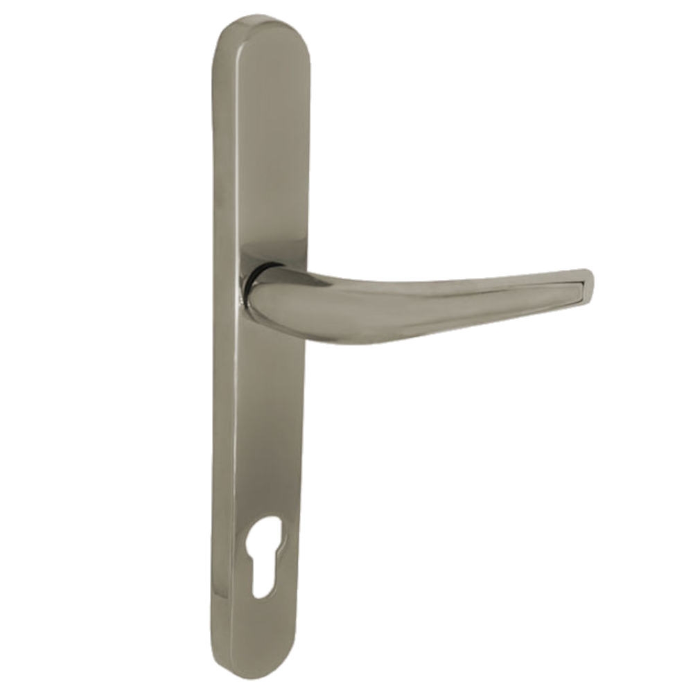 ELITE Lever/Lever UPVC Handle 244mm Long Backplate
