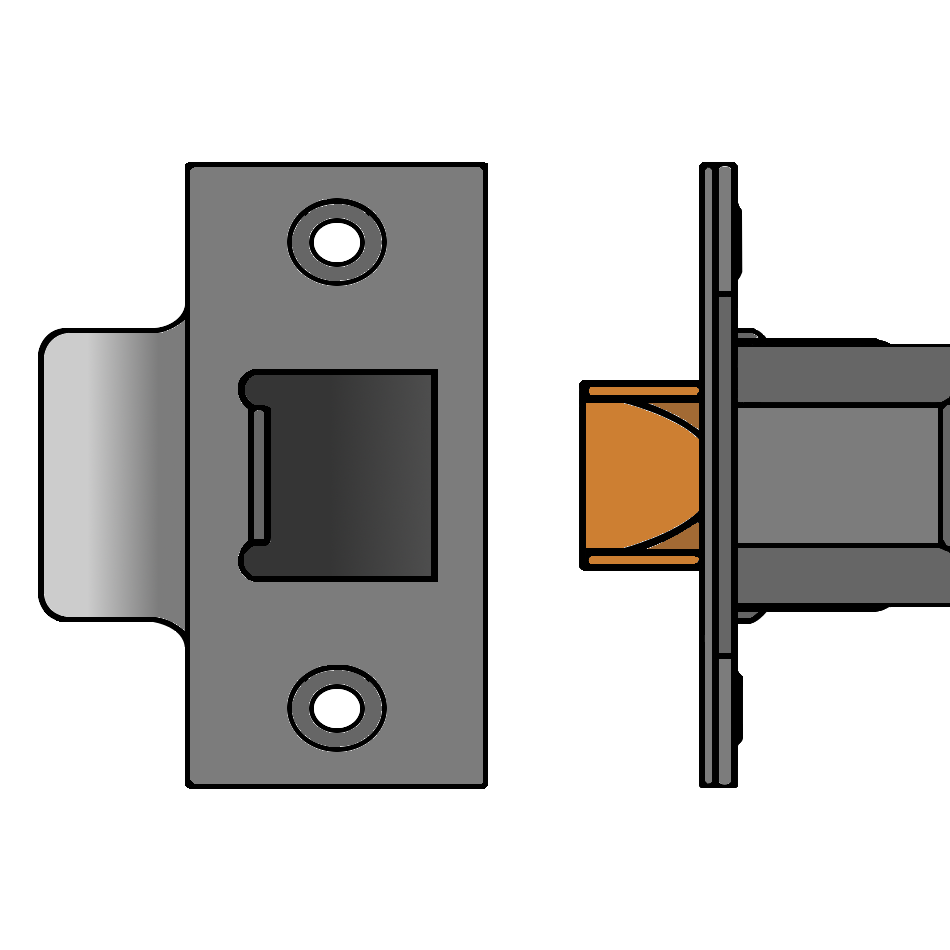 Square Forend 63mm - Visi