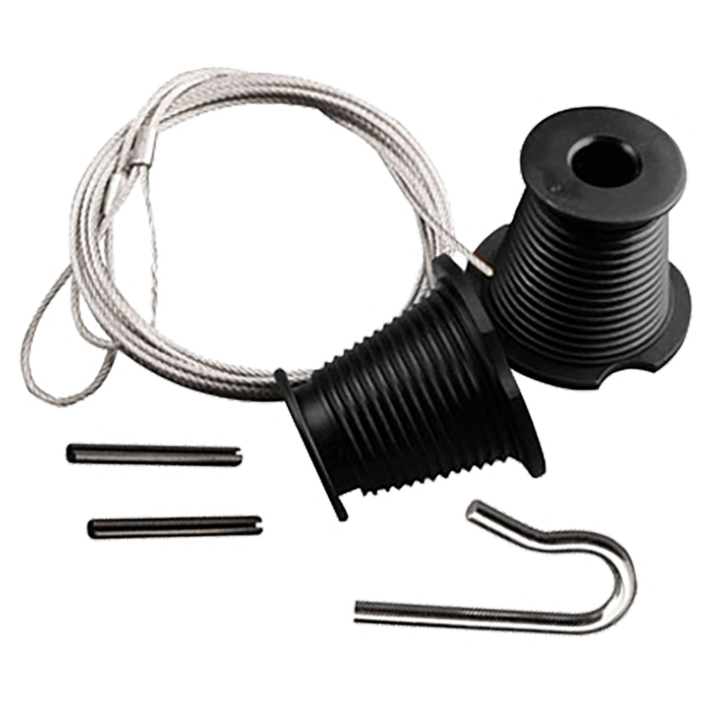 HENDERSON Cones & Cables Pair To Suit Canopy Garage Doors (Except Premier Range) - Black