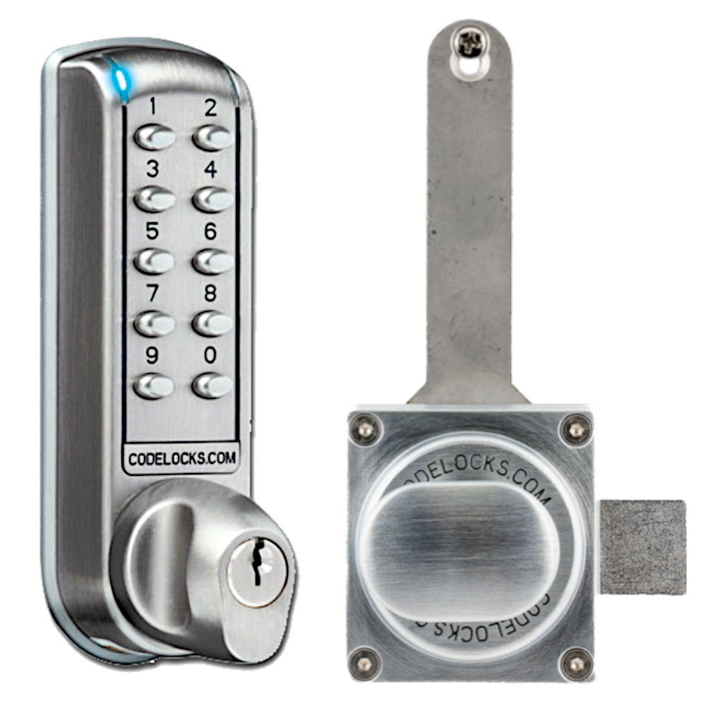 CODELOCKS CL2000 Digital Gate Lock With Surface Latch & Key Override