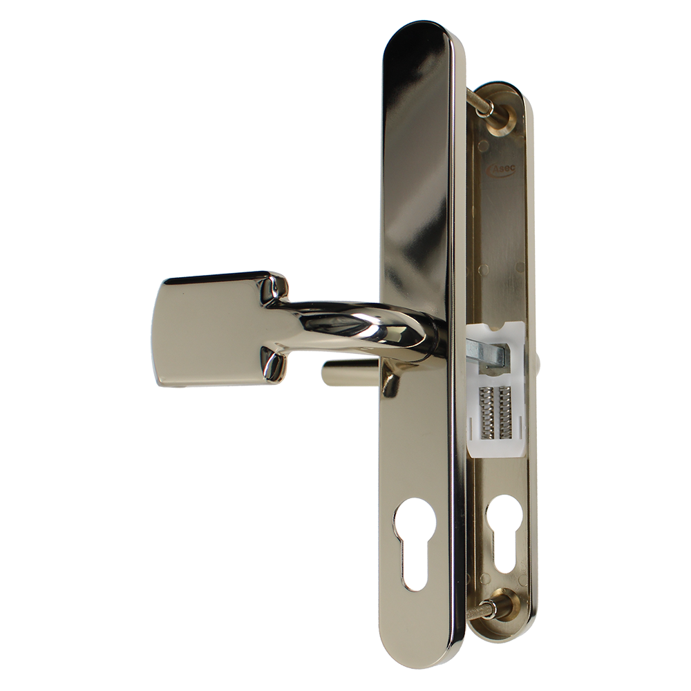 ASEC Evo Sprung Lever/Pad Multipoint Door Handles 68mm PZ 245mm Backplate 215mm Fixing